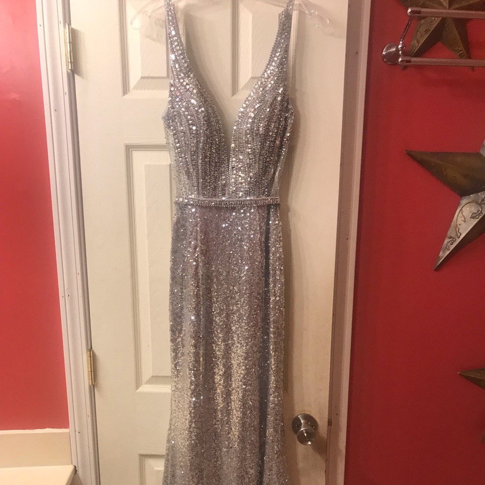 Beautiful studded, sequin, mermaid dress